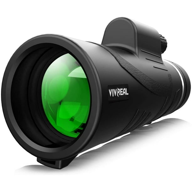 Clip Monocular tr/ípode perfk Port/átil HD Metal 4K 10-300X40mm Monocular telescopio BAK4 Prism FMC lente impermeable estirable para avistamiento de aves senderismo